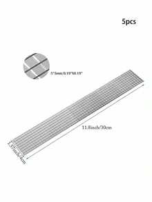 5卷/1卷 自粘迷你方形玻璃马赛克贴纸，装饰玻璃胶带，适用于DIY工艺品和家居装饰 - 彩色 - 查看 13