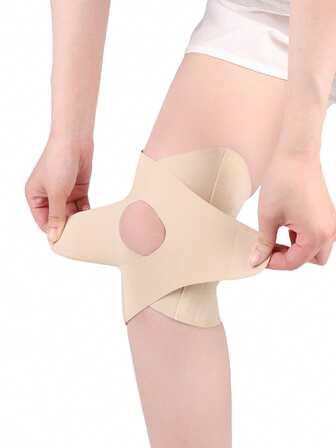 Adjustable Open-Patella Knee Brace With Lightweight Criss-Cross Straps