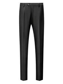 Caelus Male Groom Wedding Blazers High Quality Dress Jacket Coat Pants Vest Men 3 Pieces Set Formal Slim Tuxedo Prom Suit Business Networking Formal Tuxedo Prom Suit Work Office Suit - Black - View 7