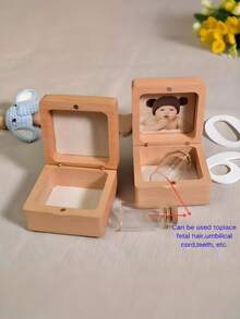 Hộp đựng dây rốn và tóc của bé có thể tùy chỉnh ảnh và tên! Hộp kỷ niệm sợi tóc đầu tiên của bé, tóc bé, bình đựng dây rốn cho bé sơ sinh trong giai đoạn trăng tròn. - Nhiều màu - Xem 6