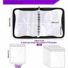 10Swpeet 81Pcs Jewelry Organizer Transparent Jewelry Storage Zip Book Set With Anti-Oxidation Pocket Black Clear Binder Zip Bag With Small Anti Tarnish Pouches For Necklaces Earrings Rings Bracelet10 - Black - View 2