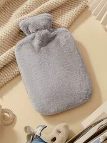 1个500毫升-1000毫升-2000毫升高密度PVC热水袋，可重复灌装，用于暖手和热敷，防爆设计，柔软绒面，可重复灌装热水袋，持久保温，大容量PVC暖手宝，螺旋盖灌装，防漏，热水袋，水袋，方便取用热水，药膏 - 彩色 - 查看 13