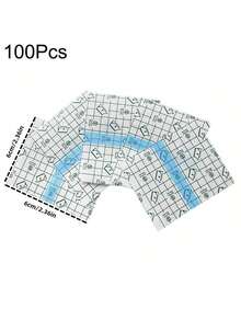 Bộ 100/200/300/500 khay trộn phấn trang điểm dùng một lần, dụng cụ trang điểm, phụ kiện, quà tặng, đồ dùng du lịch giá rẻ, vật dụng cần thiết khi đi du lịch. - Trong sáng - Xem 9