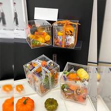 KissYou Acrylic Box Large Clear Box With Lids Transparent Display Square Cube Storage Box For Wedding,Birthday Christmas Party Cake,Candy Boxes,4.73x4.73x4.73Inch - 4.73x4.73x4.73英寸 - 查看 9
