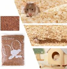 Ropa de cama para mascotas para animales pequeños, absorbente de humedad, control de olor, ropa de cama de animales pequeños, multifuncional, decoración de hábitat, accesorios de basura para el hogar, - S - Ver 4