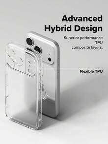 Transparent TPU Phone Case, Compatible With 17 Pro Max/17 Pro/17/16/16 Pro Max/16 Plus/13/14/12/11/15 Pro Max/15, With Camera Protection, Ultra-Thin, Shock-Proof, Anti-Yellow, Scratch-Resistant, Compatible With Wireless Charging, Soft Protective Cover - Clear - View 9
