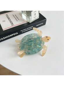 1 pièce Pince à cheveux en acrylique de la série Océan, en gros transfrontalière, tortue, poisson tropical, baleine, accessoires de cheveux faits main, pinces à cheveux mignonnes polyvalentes pour l'extérieur, nouvelle série Océan Pinces à cheveux tortue, Accessoire de mode pour cheveux Vacances d'été à la plage - Multicolore - Voir 11