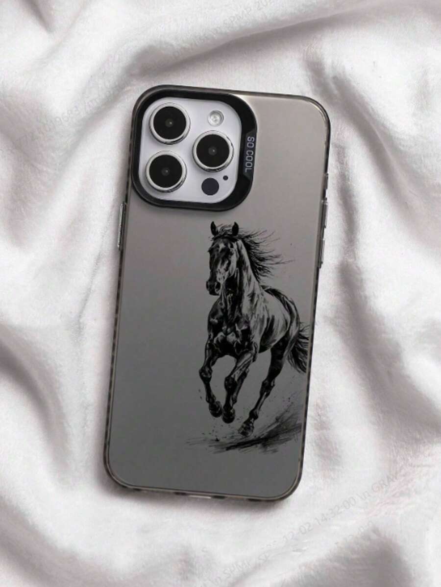 Horse Pattern Phone Case, Compatible With IPhone And Galaxy - Multicolor - View 1