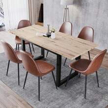 Dining Table & Chair Sets - Black+Natural - View 4