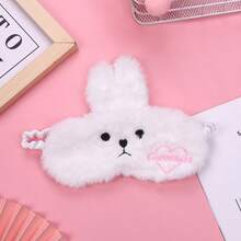 1/2pcsAdorable 3D Cat Plush Sleep Mask, Unisex - Couple's Eye Mask. Adjustable, Soft Polyester Fiber Eye Mask With Elastic Straps, Suitable For Office Naps, Travel, And Home Use. - Multicolor - View 3