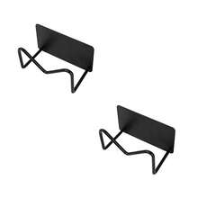 1pc Stainless Steel Sink Sponge Holder, Strong Adhesive Self-Adhesive Dry Rack, Kitchen Sink Drainage Dry Rack, Cleaning Sponge Rack Hook, Durable & Fashionable Bathroom Accessory