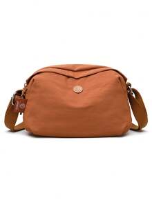 1pc New Fashion Solid Color Nylon Material Large Capacity Zipper Closure Multi-Color Optional Durable Adjustable Shoulder Strap Casual Backpack, Suitable For Daily Commute, Work, Business, Cycling, Walking, Carrying Kids - Multicolor - View 27