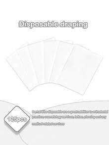 1 Pack Disposable Pink/Blue Manicure Desk Mat, 3-Ply Waterproof Foldable Cleaning Pad, Tablecloth, Nail Salon Paper Towels, Multi-Purpose Beauty, Tattoo, Dental Cleaning Cloth, Waterproof Tablecloth, Nail Art Tools - Multicolor - View 32