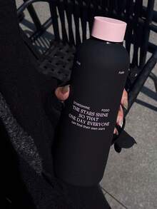1个高品质保温水瓶，大容量便携运动杯，不锈钢杯 - 彩色 - 查看 8