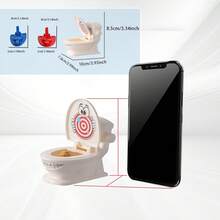 趣味射击玩具 - 适合全家一起玩的娱乐射击游戏 - 内含1个玩具、2个发射器和6个软塑料玩具。可作为圣诞节或万圣节礼物。 - 彩色 - 查看 6