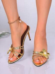 2026 Sandalias de tacón alto doradas, tacones altos, zapatos para fiestas y eventos, zuecos, sandalias de punta abierta, zapatos de lujo con brillo, entrega rápida, tacones de oficina