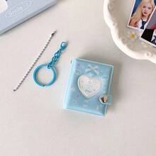 Mini Portable Photo Card Holder, Cute Cartoon Bow, 2-Inch Photo Album, Kpop Idol Photo Collection - Multicolor - View 7