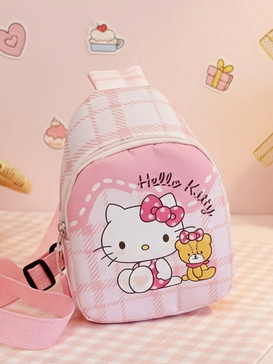 Friends 格子斜挎包系列 - 、、、、 / 时尚女性的独特斜挎胸包 / 小巧实用的单肩包 / 功能齐全、可爱时尚的  装备。 - 彩色 - 查看 1