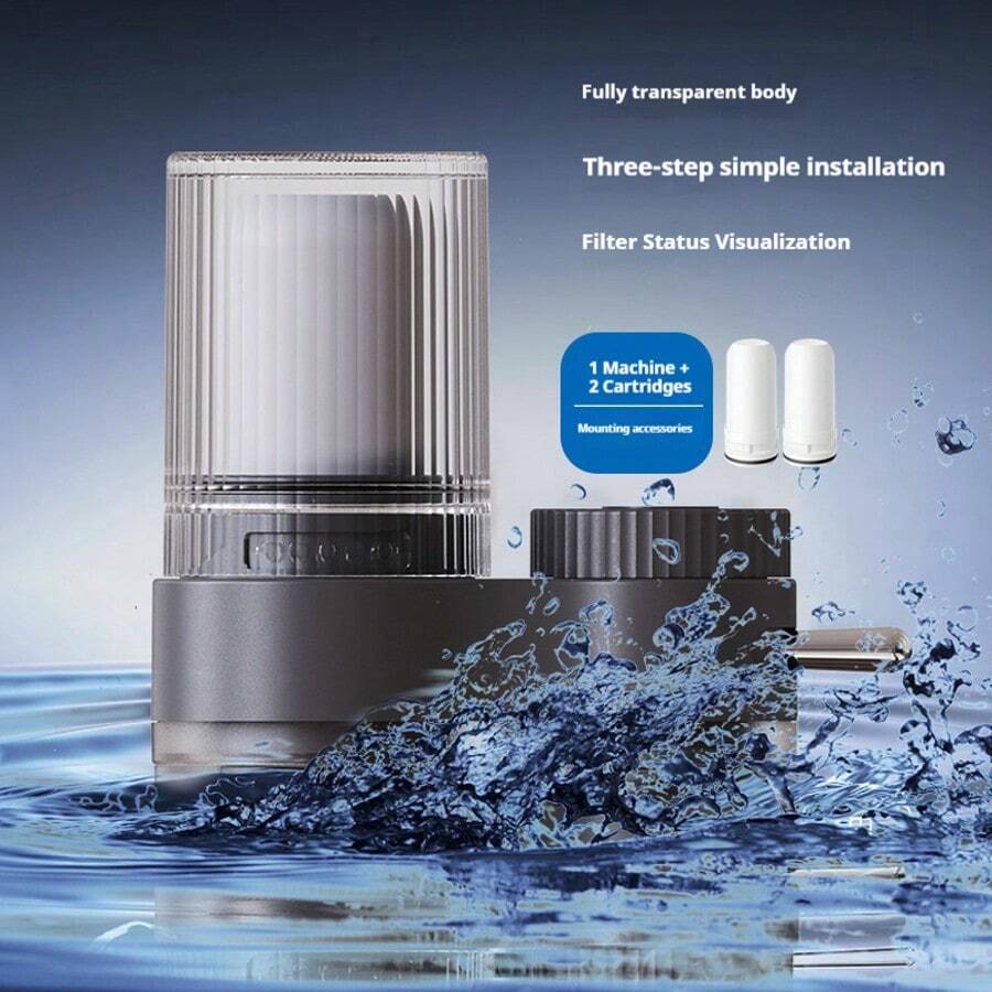 多功能家用净水设备部件 - 黑色 - 查看 1