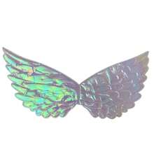 Unicorn Accessory Kit: Tiara With LED Lights + Wings - Princess Costume Party Tiara Decoration - Màu Hồng  Dưa hấu - Xem 2