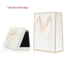 2 件套，小礼盒和礼品袋，9x7x3cm 珠宝礼盒和带盖纸袋，适合手镯、耳环、戒指、项链和其他礼物。 - 彩色 - 查看 22