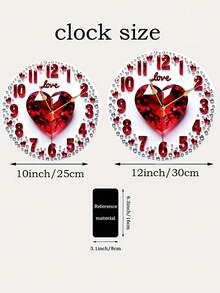 1pc Modern Marble Pattern Luxury Wooden Wall Clock - Black, Gold And Gray Marble Texture, Paired With Gold Hands - Battery Powered (AA Batteries Not Included) - Elegant Home Decor For Living Room, Bedroom, Office, Kitchen - Housewarming, Wedding, Anniversary Gift - Durable Glass Material, Can Be Used As Wall Decor Or Office Clock - Multicolor - View 6