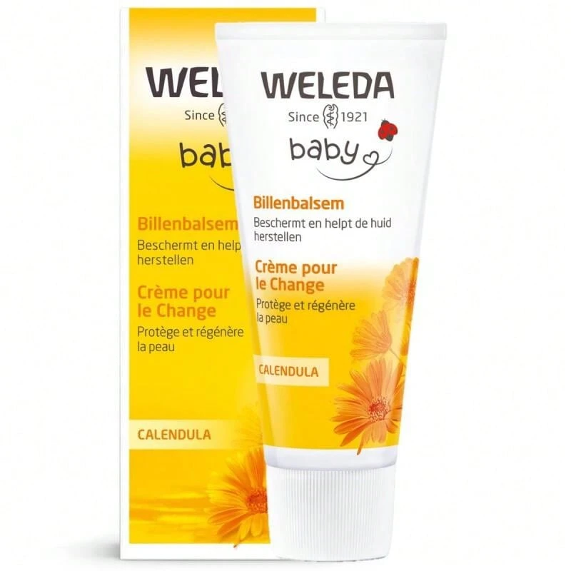 Weleda Calendula Nappy Change Cream 2.8oz/81g – Diaper Rash Cream, Soothing, For Newborns, Calendula, Suitable For Diaper Changes - Multicolor - View 1