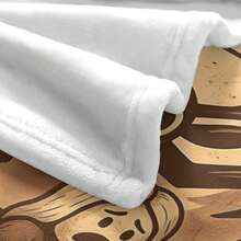 1pc 99 Nights In The Forest Game Printed Flannel Throw Blanket, Sofa Blanket, Suitable For All Seasons, Comfortable Bed Sheets, Sofas, Camping, Travel, Office Essentials, Perfect Holiday Gifts, Couple Gifts, Multiple Sizes To Choose From, Pet Friendly Home Decoration, Party Decoration, Lightweight And Durable Design, Modern Style, Pet Owner's Choice - 彩色 - 查看 11