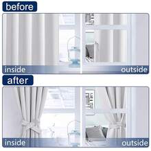 Hiasan Room Darkening Curtains 45 Inches Long, Light BlocFKing Thermal Insulated Rod Pocket & Back Tab Drapes Sewn With Tiebacks For Nursery Bedroom Dining Living Room, 42\ Wide, Greyish White, 2 PC,42inchWx45inchL(Packof2),GreyishWhite - 灰白色 - 查看 7