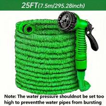 2026 Best-Selling Expandable Magic Garden Hose With Nozzle, High Pressure Car Wash Hose, Watering Hose, Heavy Duty PVC Hose, Suitable For Car Washing, Lawn Irrigation And Pet Cleaning, Multi-Purpose Garden Hose With Nozzle - Multicolor - View 16