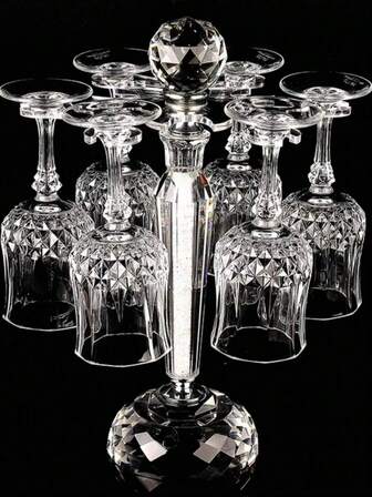 12 piezas de Elegantes Copas de Champán - Cristalería Premium con Corte de Diamante y Relieve, Reutilizables, Aptas para Uso Doméstico, Lavado a Mano, Ideales para el Día de San Valentín, Fiestas, Reuniones de Año Nuevo, Ramadán o Vuelta al Colegio