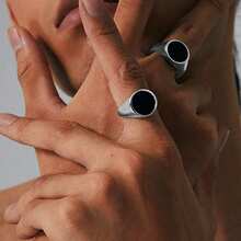 1pc Unique Minimalist 925 Sterling Silver Fashion Elegant Niche Dark Style Open Ring, Suitable For Vacation, Party, Wedding - Silver - View 1