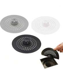 1Pc 5.23inch*0.9inch Silicone Drain Plug, For Bathroom, Kitchen, Bathtub, Sink To Prevent Hair And Debris Clogging - Multicolor - View 6