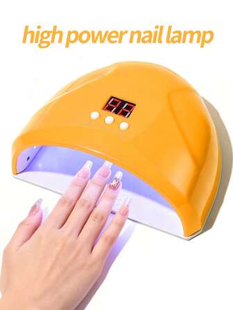 LULAA 1pc UV LED Gel Nail Lamp, Professional Nail Dryer, Fast Curing Gel Nail Polish Lamp, Portable Automatic Induction Gel Nail Curing Light For Salon And Home DIY Manicure, Best Gift For Girls