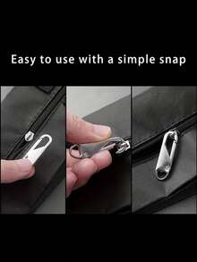 10pcs Zipper Pulls, Universal Zipper Replacement Heads, Suitable For Down Jackets, Backpacks, Handbags, Coats - Universal Zipper Replacement Head - View 3