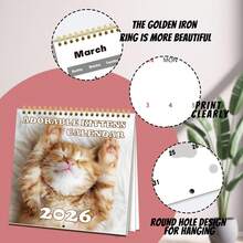 2026-2027年日历，最新版，月度计划表，节假日/生日/纪念日追踪，待办事项清单，适合作为新年礼物、生日礼物、办公用品