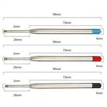5PCS Black Or Blue Ballpoint Pen Refills Compatible With Parker Or Cross Ink 8513 - Blue - View 8