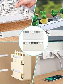 72pcs/36pcs Heavy Duty Nylon Picture Hanging Strips - Won't Damage Walls, Suitable For Drywall, Great For Photos And Christmas Decor, Ideal Holiday Season Choice, No Drilling Picture Hangers - Multicolor - View 10