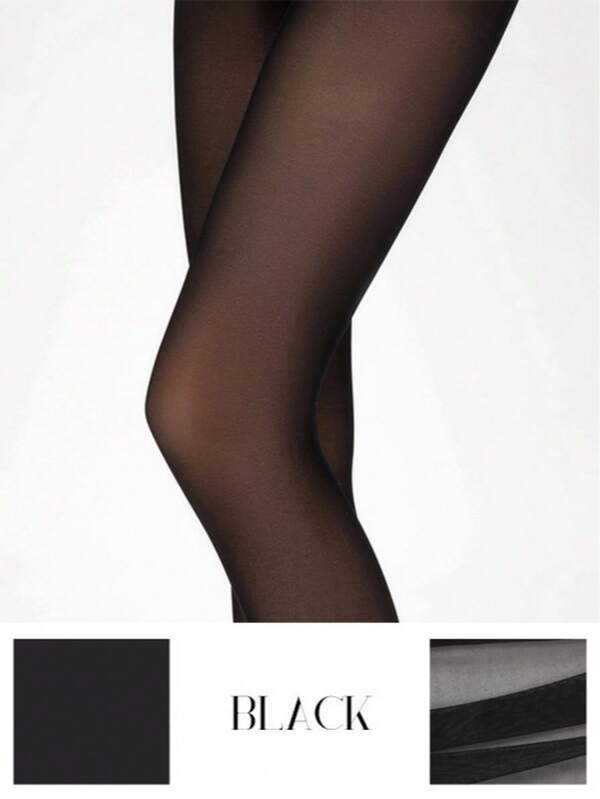 1 Pair Of New-Style Black 80D Pantyhose, Spring-Autumn Style. Comfortable And Form-Fitting, These Pantyhose Do Not Slip Off.