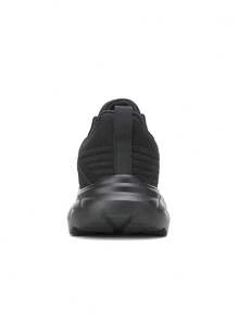 女士纯色运动鞋，网面透气轻便休闲鞋，女士户外步行鞋，公路跑鞋，气垫增高鞋，男女情侣鞋，尺码36-45，日常户外步行鞋，女士跑步鞋，女士休闲鞋，女士网球鞋，女士高尔夫球鞋，女士健身鞋 - 黑色 - 查看 8