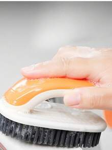 2 st orange och blå multifunktionella skoborstebrädor