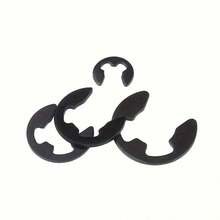 120pcs E Clips C Circlip Kit Retaining Ring Assorted M1.5-M10 - Black - View 5