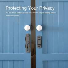 1 set de serrure de porte de grange en acier inoxydable - loquet coulissant à rotation de 180°, convient pour le garage, la salle de bain, la porte pour animaux de compagnie et les fenêtres - Multicolore - Voir 8