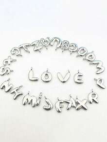 Bubble Cute Bag Pendant -Paired With Hollowed Out Star Accessories, Shining Letters A-Z, Shiny Alloy Bag And Backpack Pendant - Perfect Gift For Birthdays And Special Occasions, Headphone Pendant, Keychain Ring Bag Backpack Pendant, Car Pendant Women And Girls Gifts, Wallet And Handbag Accessories. Mother's Day Gifts, Valentine's Day Gifts - Multicolor - View 6