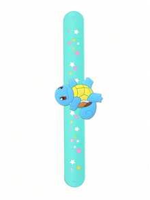 8pcs Silicone Slap Bracelet Toys, Cute Cartoon Character Patterns, Waterproof, For Daily, Party, Holiday, Birthday Gift - Multicolor - View 10