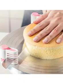 2pcs,Professional Cake Leveler Slicer&Layer Cutter -Adjustable 5-Layer Creative Cake Slicer Baking DIY Tools Bread Split Toast Slicer - Multicolor - View 6