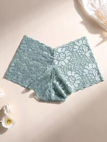 Paquete de 5 bragas de mujer con encaje y parches sexy, tipo hipster, sin costuras y de talle medio, cómodas y suaves para la piel, adecuadas para yoga, deportes y uso diario - Multicolor - Ver 5