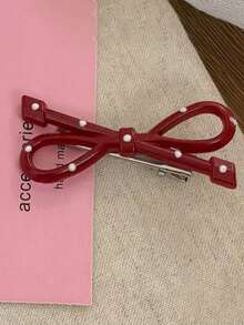 8 Styles Women's Hair Clips, Including Cute Polka Dot Bow Hair Clips Suitable For Fixing Bangs Or Forehead, Claw Clip Styles, Ideal For Everyday Wear, Hair Accessories For Women - Multicolor - View 3