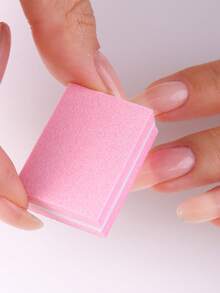 Bộ dụng cụ làm móng tay và móng chân mini màu hồng, bao gồm dũa móng, dũa móng hai mặt, cọ vẽ móng acrylic và que đánh bóng móng bằng gỗ - Bộ dụng cụ chăm sóc móng chuyên nghiệp tự làm tại nhà - Nhiều màu - Xem 7