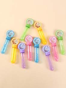 10/20 piezas Tubos de burbujas vacíos para Eid (el líquido de burbujas no está incluido), palos de burbujas de plástico grueso con diseño de luna y flor para la fiesta de Ramadán, botellas de jabón de burbujas reutilizables y duraderas, regalos de fiesta de burbujas de cumpleaños, decoraciones de fiesta de Ramadán, decoraciones de baby shower, relleno de bolsas de regalo de fiesta de primer cumpleaños, suministros de decoración de fiesta de primer cumpleaños, regalos de baby shower, decoración de Eid Mubarak, decoraciones de Ramadán para el hogar - Multicolor - Ver 4